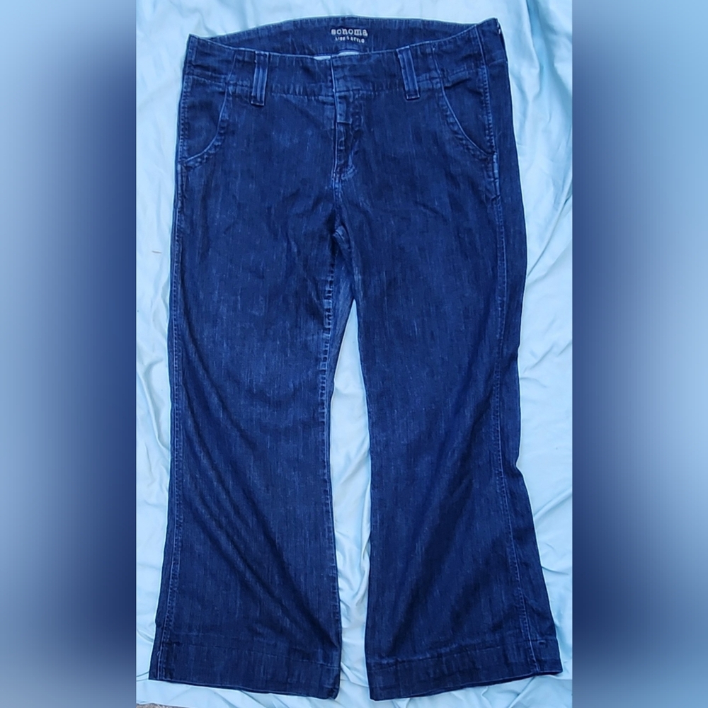 Y2K  Sonoma Low-rise Straight/Wide Leg Jeans Size 16